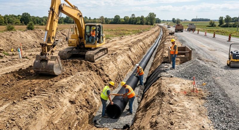 Ditch Installation in Houston, TX