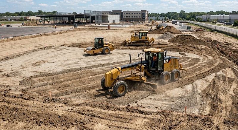 Parking Lot Excavation in Woodstock, GA