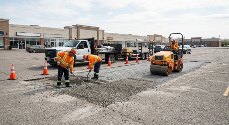 Parking Lot Gravel Repair in Ellijay, GA
