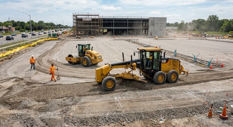 Parking Lot Excavation in Cleveland, TN